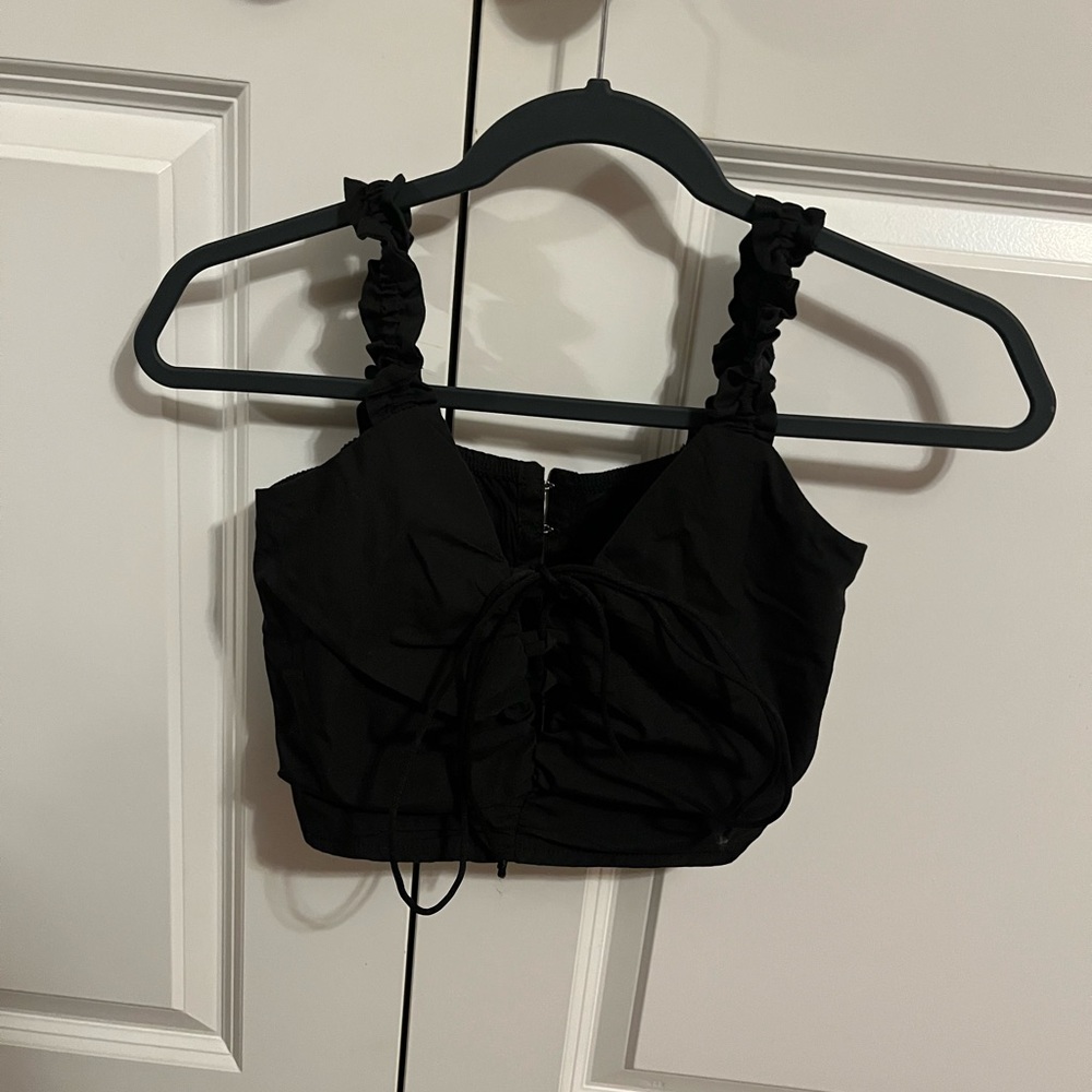 Black Crop Top